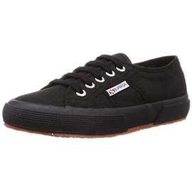 Superga Unisex Low-Top Trainers Sneaker, Black 996, 8 US Men