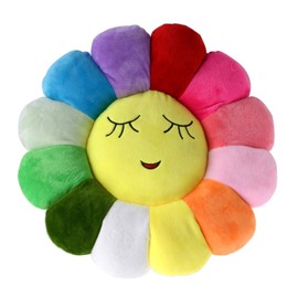 LADAMI 15 Inch Sunflower Floor Cushion for Kids, Soft Seat Cushion, Chair Cushion, Sofa Cushion for Girls Room and Baby Room Home Decoration