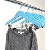 Kids Hangers with Metal Clips Pant Bar 4T-10 (Air Blue)