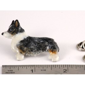 Handcrafted Hand Painted B Corgi Full Body Magnet for Personalizing Home Office School Classroom Refrigerator Whiteboard Locker - Made in USA - SKU DP362FBMAG