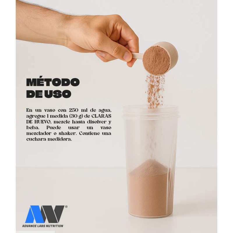 Proteína De Claras De Huevo Deshidratadas Naturals Adv