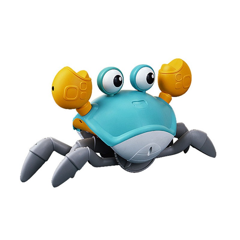 Crab Toy Musical Sound Light Electronic Walking Moving Dancing Sensory