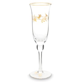 PiP Studio 51131036 Winter Wonderland Gold Champagne Glass 0.22 L (Pack of 1)
