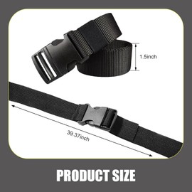 MLY 2PCS Adjustable Luggage Straps, Battery Box Strap Hold Down, 39 Inch Quick Release Buckle Straps, Multi-Functional Nylon Tie Down, Universal for Suitcase, Backpack & Outdoor, Secures Battery Box