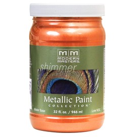 Modern Masters ME70232 Collection Metallic Paint, 32 oz, Satin Burnt Orange, 32 Fl Oz