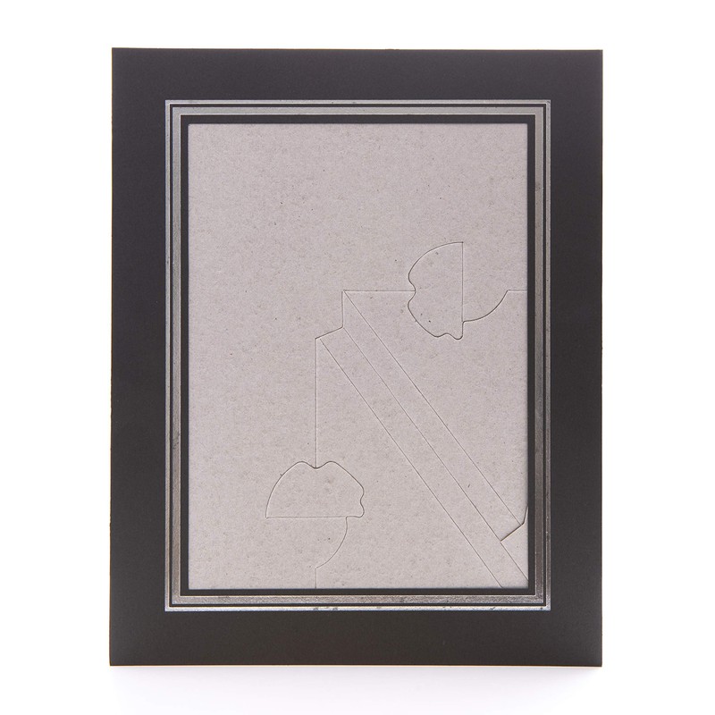 Kenro Black Cardboard Strut Mount Photo Frame 6x4 Inch 10x15cm