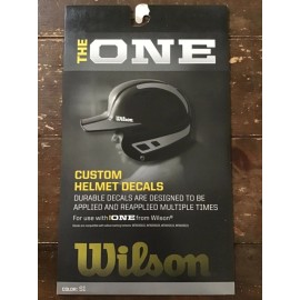 Wilson THE ONE *NEW* THE ONE Custom Baseball/Softball Helmet Decal Silver BB4