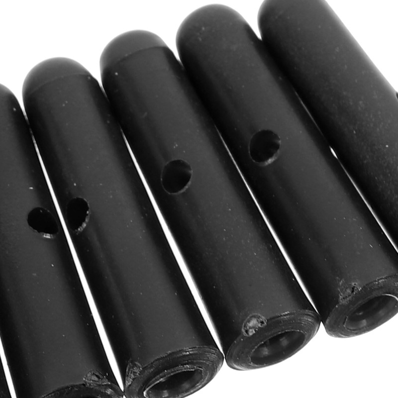 OSALADI 10pcs Foldable Umbrella Tail Bead Metal Umbrella Bone Covers