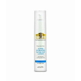 Hylunia Super Hydrating Facial Day Lotion - Shea Butter, Hyaluronic Acid Serum - Natural Vegan Skin Repair - 1.7 fl oz