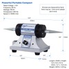 CTISMICE Jewelry Bench Polisher, Adjustable Variable Speed Benchtop Polishing Machine,