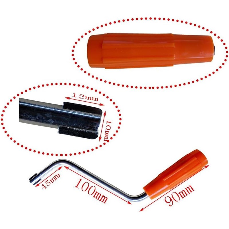 RUIAN Pasta Maker Handle Replacement, Manual Noodle Maker Fixing Clip