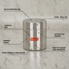 Sumeet Stainless Steel Small Canisters/Jars/Ubha Dabba/Storage Containers set of 6Pcs,