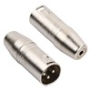 XLR 3-Pin Male to 3.5 mm Female Audio Adapter 3.5