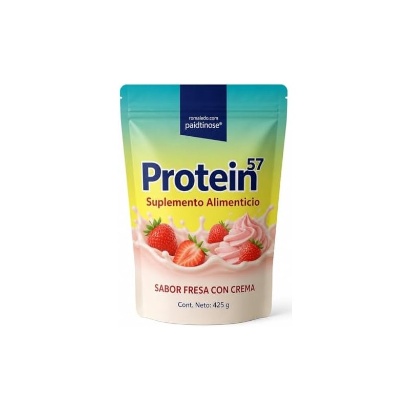 PROTEINA (425 grs, FRESAS CON CREMA)