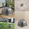 Stainless Steel Gutter Leaf Guard Set, 2 Pieces, 100 mm