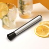 Ohtomber 8" Muddler for Cocktails, Stainless Steel Cocktail Muddler Bartender