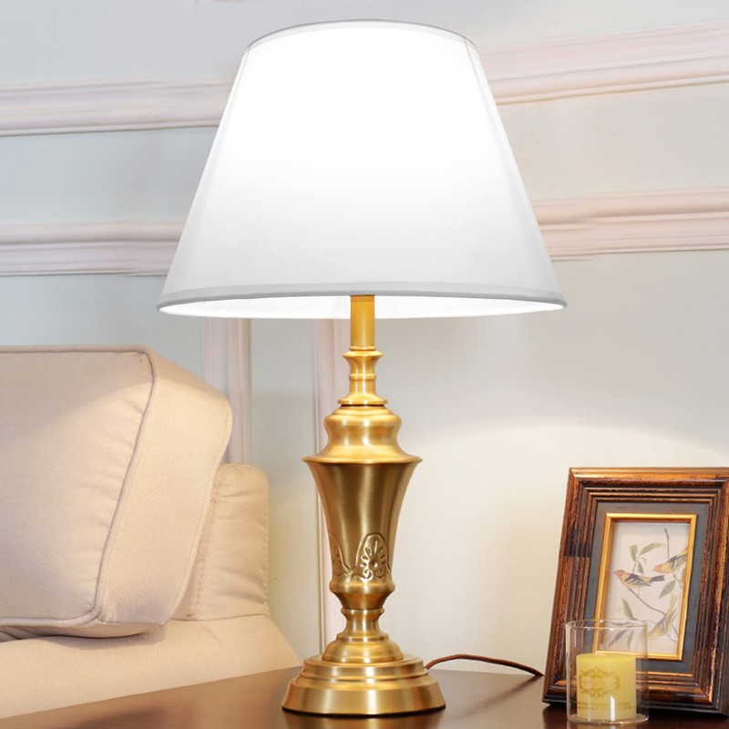 Dulee Simple Table Lampshade, Φ 6.3-12", Bedside Lamp Shade, Wall