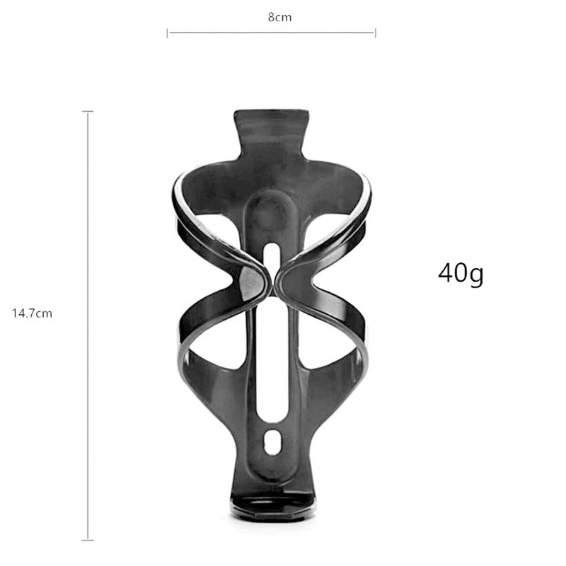 Laxzo ® Bike Bottle Cage Max Lifetime Anti-Breakage Guarantee, Black