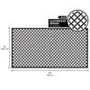 M-D Building Products 56018 Black Aluminum Sheet Cloverleaf 12 in.
