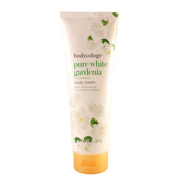 Bodycology Pure White Gardenia Body Cream for Women 8 Oz/ 227 G, 8 Fl Oz