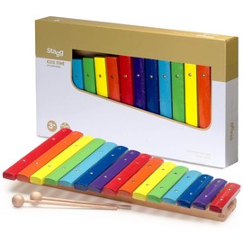 Stagg XYLO-J15 RB Xylophone with 15 Keys Rainbow