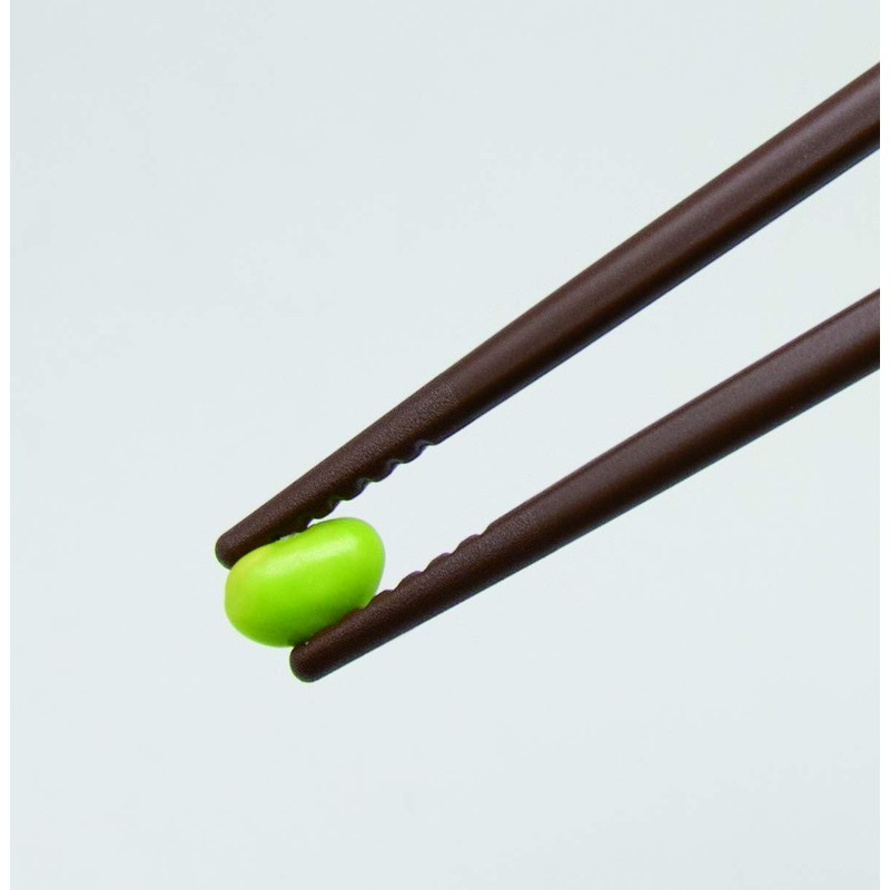 Asahi Koyo Edison Chopsticks III, For Right Hand, Dark Brown,