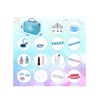 Kit De Maquillaje Para Niñas 32 Pcs Azul Malubero Juegos