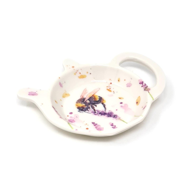 Teabag Tidy Country Life Bees Floral Design Kitchen Saver Tea