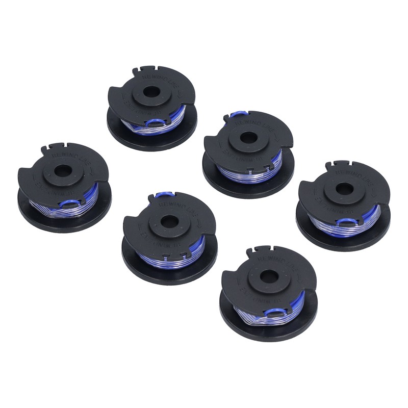 6PCS String Trimmer Replacement Spool Line for Ryobi 18/24/40V Weeder