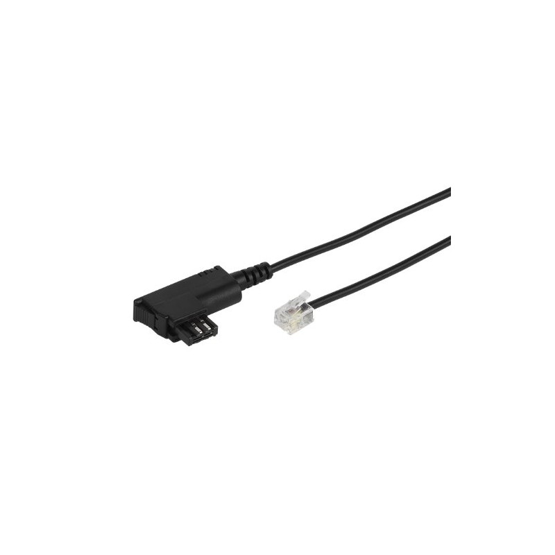 Vivanco Telephone Connection Cable TAE-F Male to RJ 11 Male
