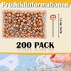 qhklew Pack of 200 Map Pins, Gold Head, Pins, Pin
