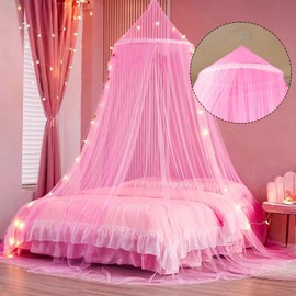GTDOOCE Mosquito Net Bed, Mosquito Net Bed, Mosquito Net Travel, Mosquito Net Travel, Bed Canopy Girls for Garden, Camping, Home, Bed Canopy 60 x 250 x 1100 cm