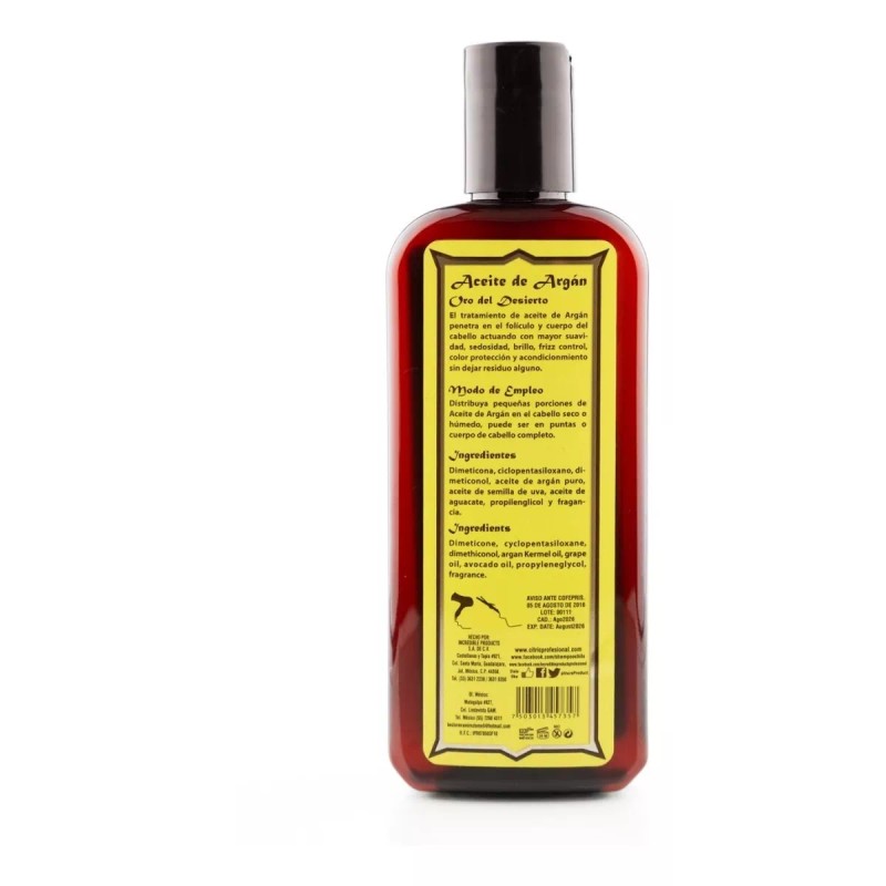 Incredible Aceite De Argan Tratamiento Cabello Planchado Express 250ml