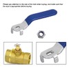 Ball Valve Handle, Metal Lever Shut Off Valve Handle Quarter