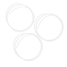 FELTECHELECTR 3pcs Printer PTFE Tube Tubing for Filament High Precision Printer Connector Tubing
