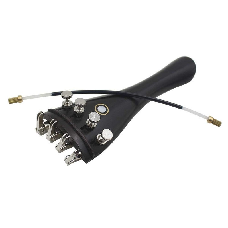 4/3 Violin Kits Set, 3 in 1 Ebony Tailpiece with