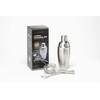Cellardine 3 Piece Cocktail Set, Stainless Steel, Silver, One Size
