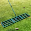 BeeOwner Lawn Leveling Rake Heavy Duty Stainless Steel Lawn Leveler