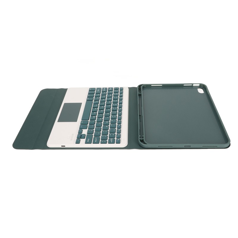 Tablet Case with Magnetic Keyboard Pencil Holder Touchpad for IOS