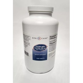 GERI CARE OYSTER SHELL 500 MG CALCIUM+D TAB 1000 CT  GERI CARE