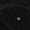 UNDERCONTROL Gold Circle Label Unisex Autumn Winter Boucle Wool Blend
