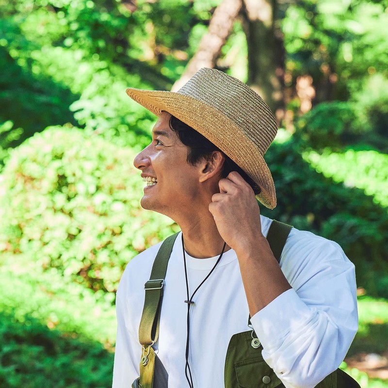 (Tanaka Hat) Bruno UKH024 Japanese Straw Ten Gallon Hat /