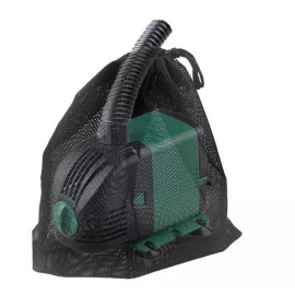 georglasko_8 Pump Filter Netting Barrier Mesh Bag Pond Black Large Filter Netting 18" x 18.5"