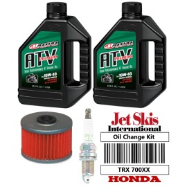 JSI Maxima Oil Kit New Honda Oil Change Kit W/ Spark Plug TRX700XX (2008-2009)