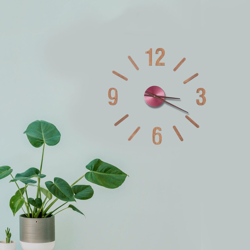 DOITOOL Wood Clock Number Set in Arabic Numerals 1 Set