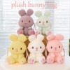 Plush Bunny Crossbody Messenger Shoulder Bag for Girls Women Cartoon