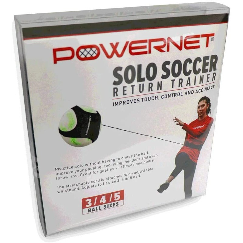 PowerNet Soccer Solo Trainer | Fits Size 3, 4 or