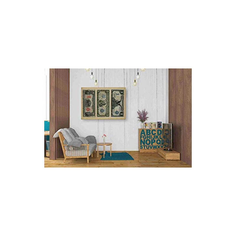 Epic Graffiti 'Antique Currency VI' by Vision Studio Canvas Wall
