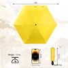 GAOYAING Small Mini Umbrella For Travel With Case, Automatic Compact