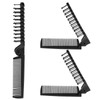 3PCS Folding Hair Brush, Double Headed Travel Hairbrush Foldable Brush